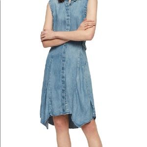 AllSaints Francis Denim Dress Indigo Blue X-Small